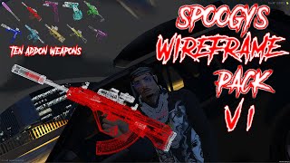 Spoogy's Wireframe Weapons Pack V1! Exclusive Custom Weapons Pack! Ultimate GTA 5 Fivem weapons pack
