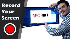 How to Record Your Computer Screen in Windows 10 - Durasi: 6.46. 