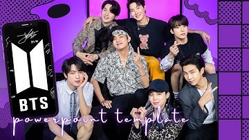 BTS GROUP powerpoint | TUTORIAL | [FREE TEMPLATE]
