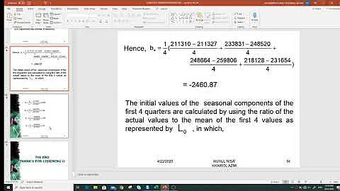 Holts Winter Trend and Seasonality Excel