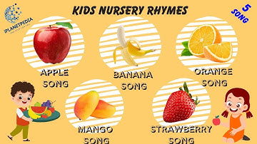 Apple | Banana | Orange | Mango | Strawberry Song for Kids 🍎🍌🍊🥭🍓 | Fun Learning for Kids | Fruits