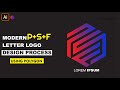 Modern PSF Letter Logo Design In Adobe Illustrator | Best Logo Design || With Inaa Graphics ||