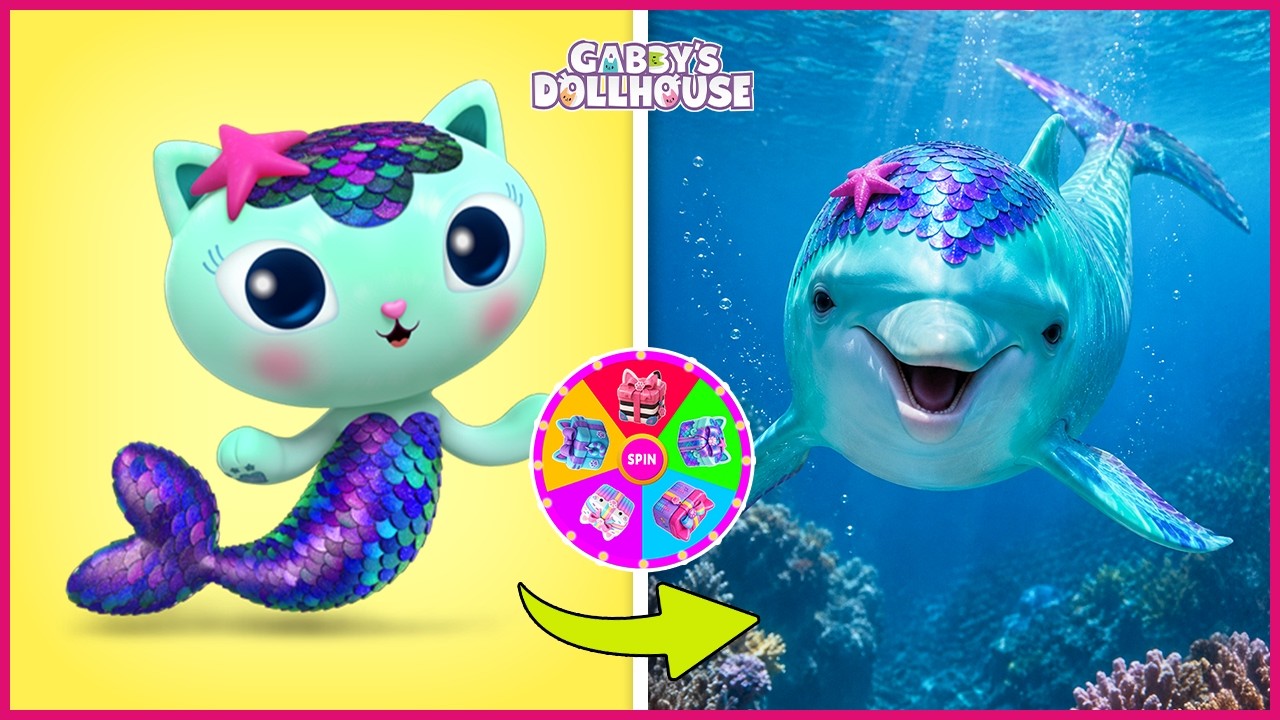 Gabby's Dollhouse Characters as Animals in Real Life 🐾✨ #2
