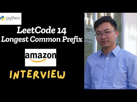 LeetCode 14 Longest Common Prefix Python