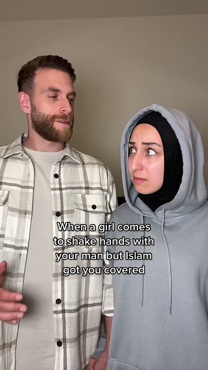 Can muslims shake hands? 🤔 #couple  #muslim