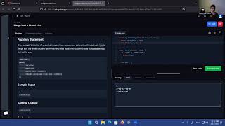 Sorting: Merge Sort a Linked List