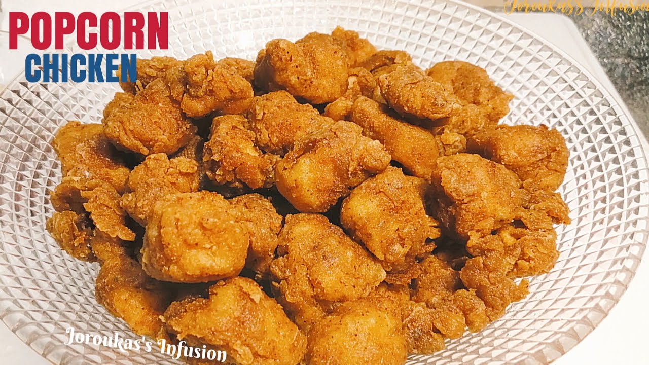 HOW TO MAKE POPCORN CHICKEN// HOMEMADE KFC STYLE POP CORN CHICKEN. Two