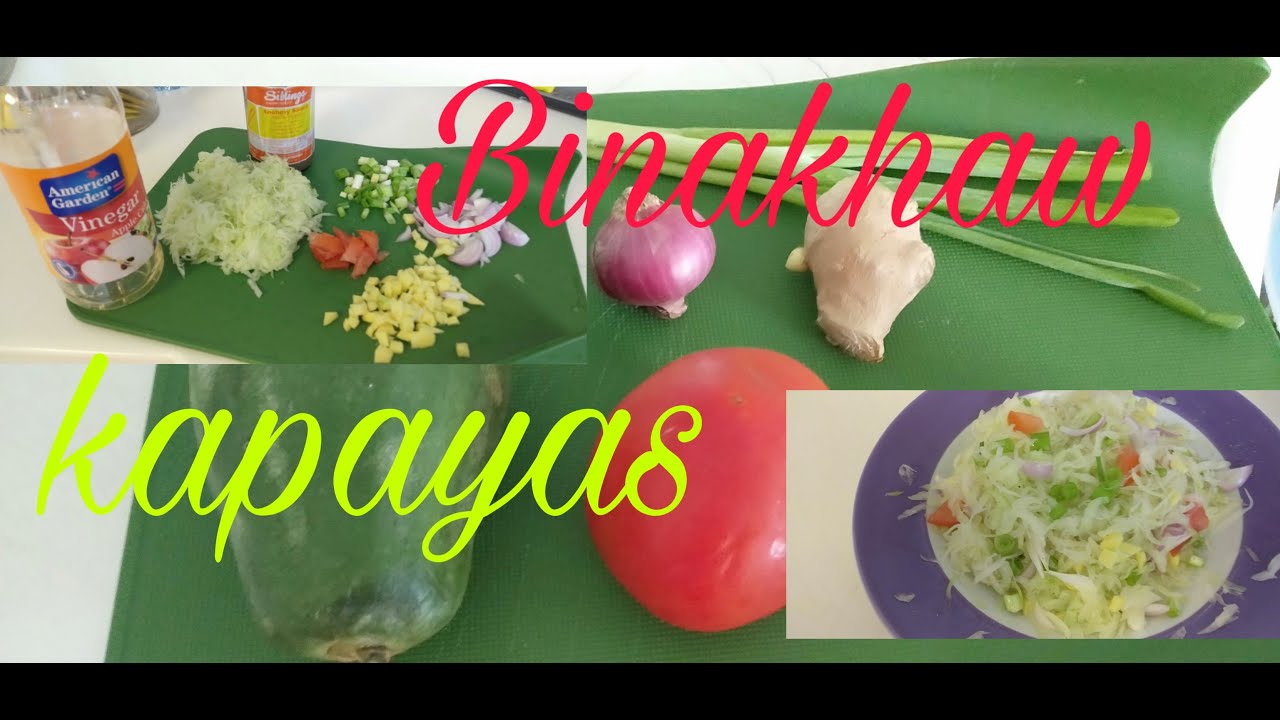 Papaya Salad Binakhaw na Kapayas Bisaya Version YouTube