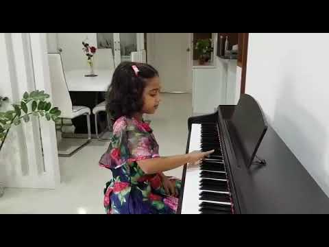 Achyutam Keshavam Krishna Damodaram sung on piano tune by Mihika Singh