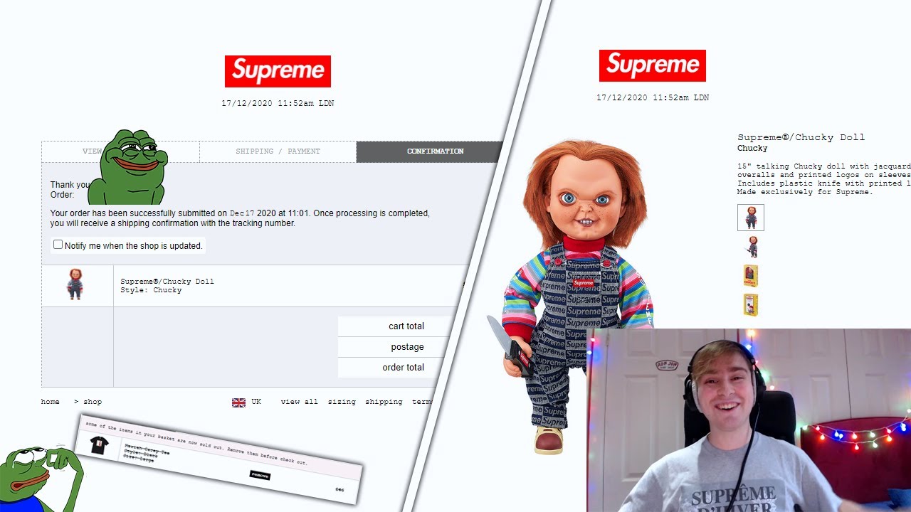 Supreme FW20 Week 17 - Live Cop - A Successful Week?!? (Manual Checkout)