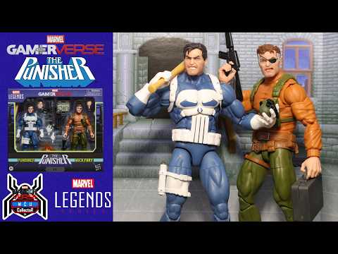 Marvel Legends GamerVerse THE PUNISHER Frank Castle & NICK FURY SHIELD 2-Pack Gaming Figure Review
