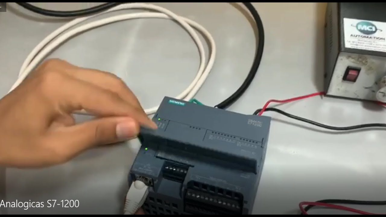 Como configurar una entrada analógica en TIA Portal para un  S7-1200.