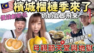 檳城榴槤季提早到！母親節奶奶為吃黑刺、紅蝦從香港飛過來？！激推極品紅蝦、黑刺！竟然在 Georgetown 吃到今生難忘的「地獄級」日式自助餐... 🤮#馬來西亞 #檳城 #榴槤
