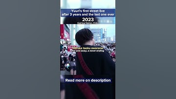 YUURI "Betelgeuse" - Last street live since 2018 #yuuri #betelgeuse #shorts