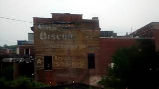Pulling into Schenectady on Amtrak's Empire Service train