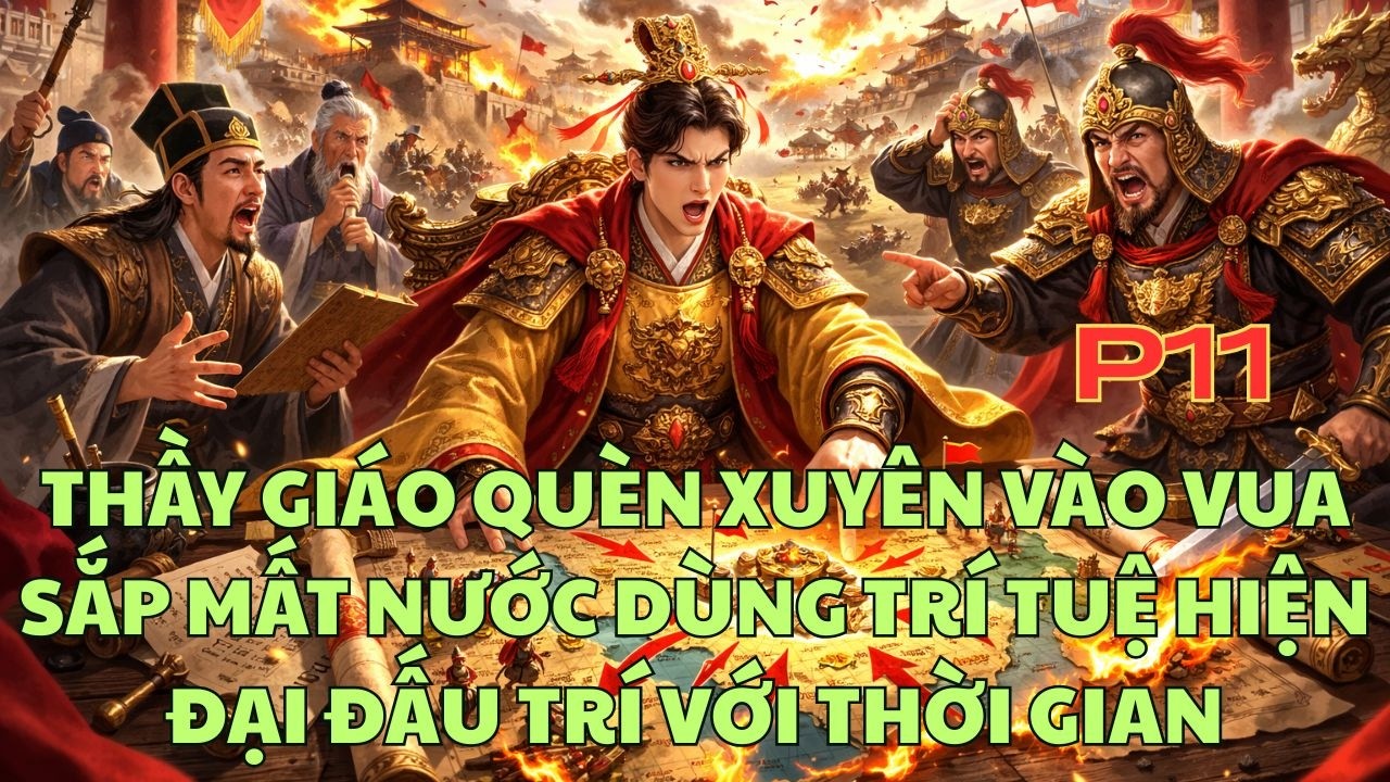 THẦY GIÁO QUÈN XUYÊN VÀO VUA SẮP MẤT NƯỚC, DÙNG TRÍ TUỆ HIỆN ĐẠI ĐẤU TRÍ VỚI THỜI GIAN 11