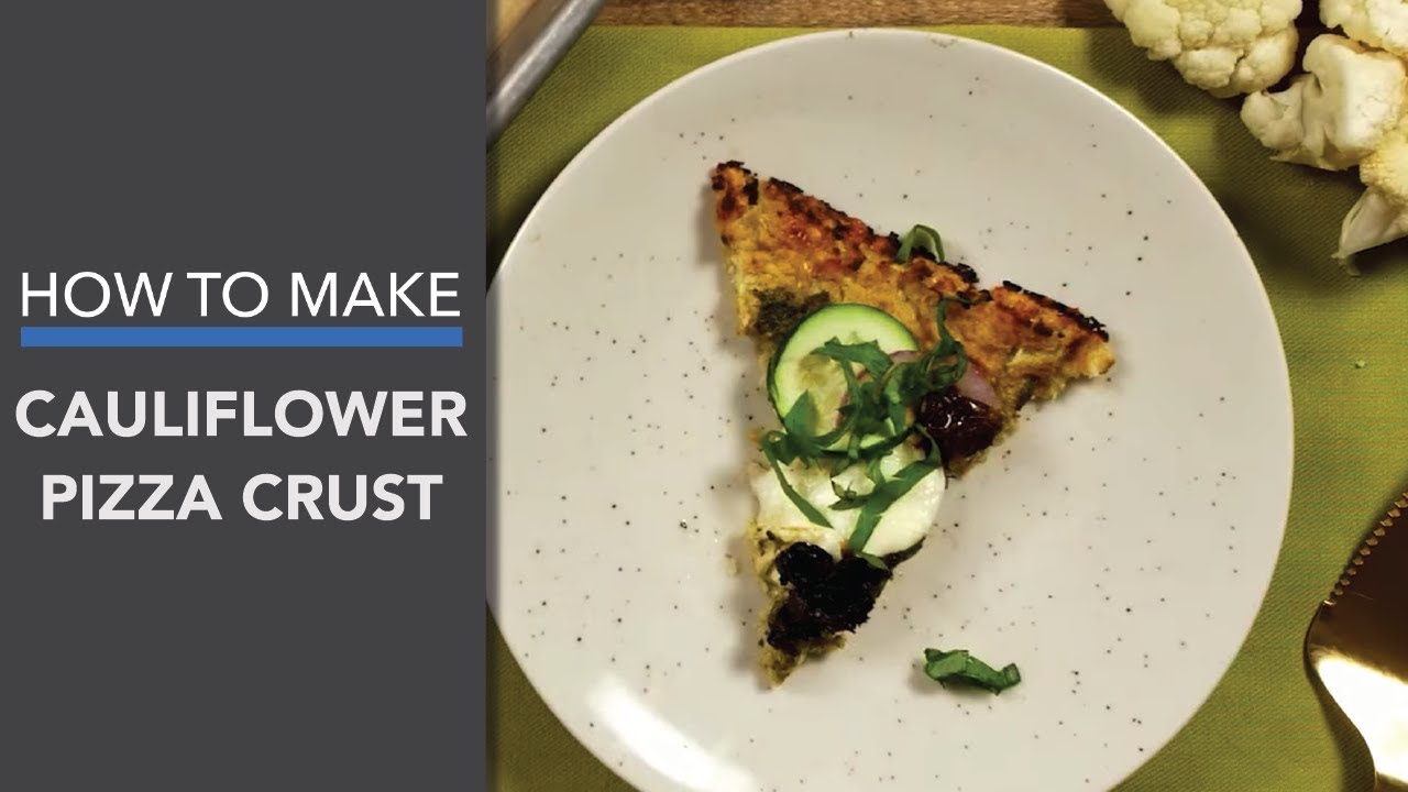 Cauliflower Pizza Crust (KetoFriendly!) YouTube