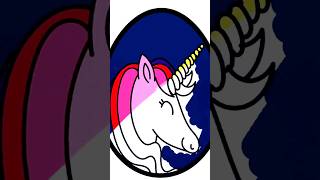 Magic Coloring Unicorn For Kids Birthday Candy Land Art