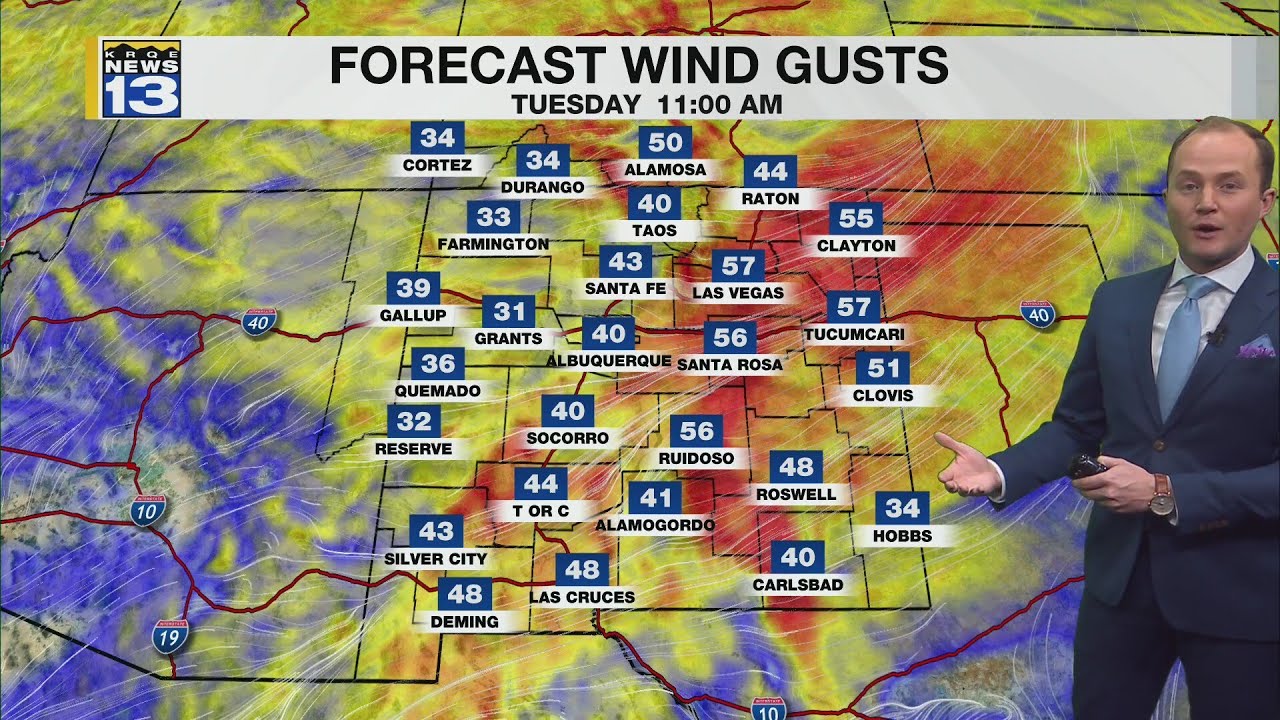 High winds, rounds of snow and rain move in with an active week of ...