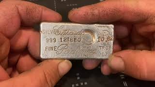 (Rare) cascade refining 10 oz class vintage silver ingot
