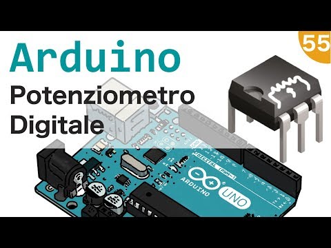 Video: Come Collegare Il Potenziometro Digitale Ad Arduino