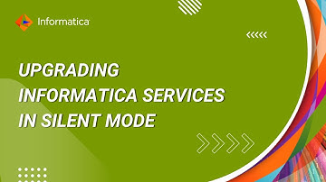 How to Upgrade Informatica Services in Silent Mode