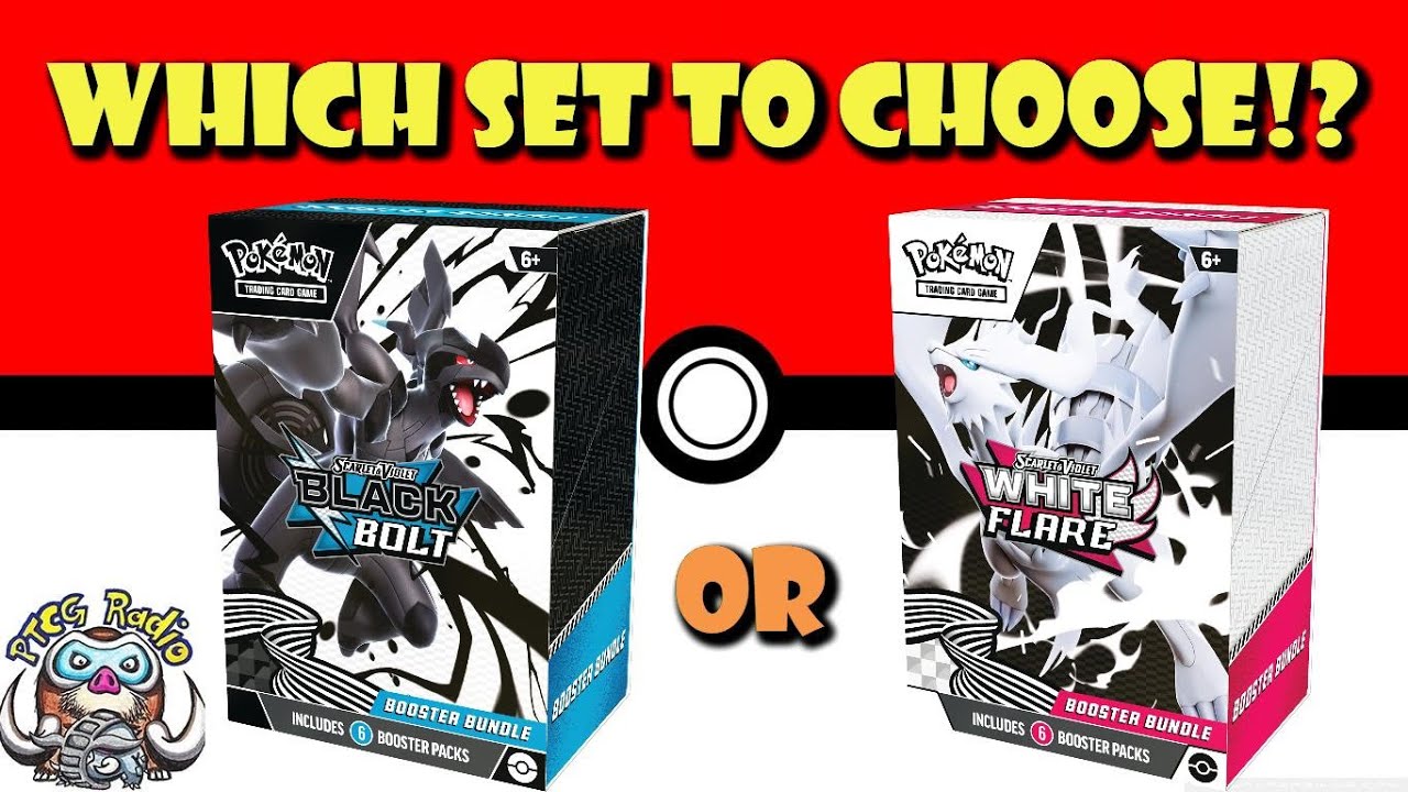 Should You Choose Black Bolt OR White Flare!? 1st EVER Split Pokmon TCG  Set! (Pokemon TCG News)
