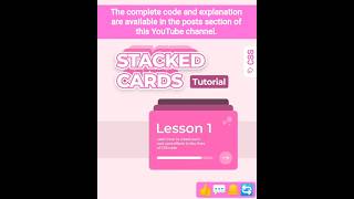 🃏Stacked Cards Animation #css #javascript #html #cards #tutorial #how #animation #webdesign #webdev