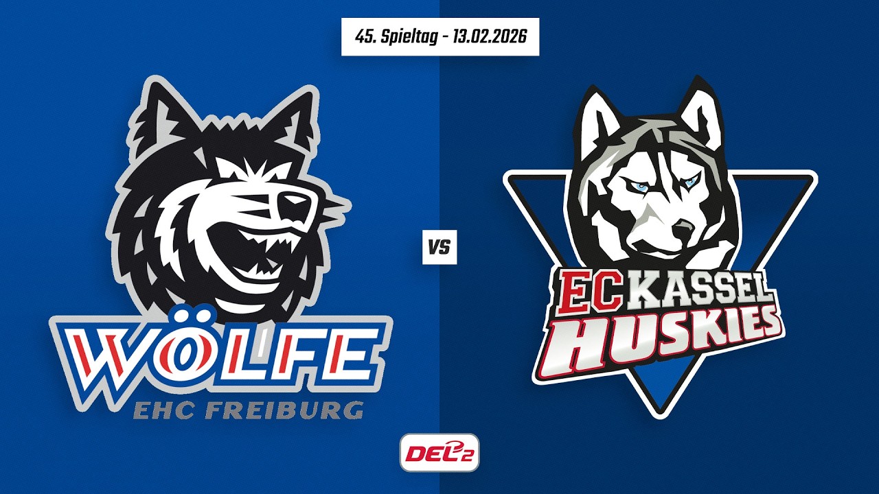 45. Spieltag DEL2 | EHC Freiburg vs. EC Kassel Huskies | Game Highlights