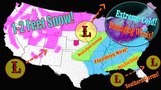 Upcoming Major Snow Storm! Extreme Cold & Damaging Winds! - The Weatherman Plus Weather Channel