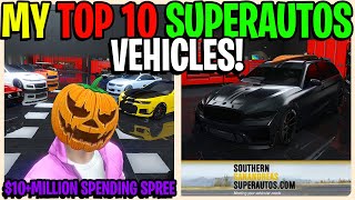 Buying And Ranking My Top 10 San Andreas Autos Vehicles In GTA 5 Online (Spending Spree)