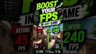 Boost your FPS in any game #bestmoments #fps #boost #fpsboost #fpsgames #shorts