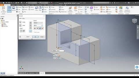 Autodesk inventor Tutorial for Beginners Exercise 2(Isometric Drawing With Sections View ) |CAD
