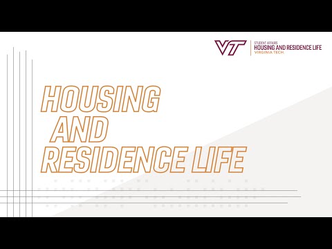 Spring Open House 2021 - Housing and Residence Life at Virginia Tech