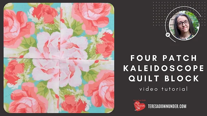 Four patch kaleidoscope quilt