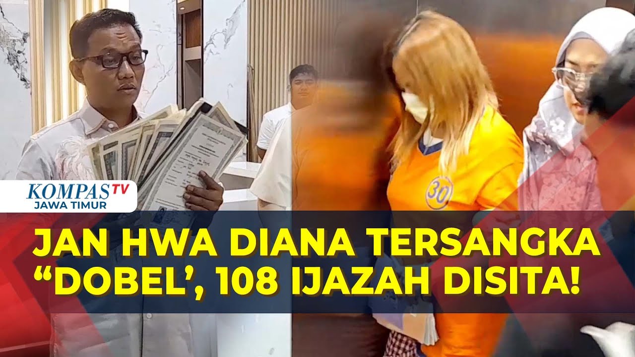 Terungkap! 108 Ijazah Disita, Jan Hwa Diana Ditetapkan Tersangka Penggelapan