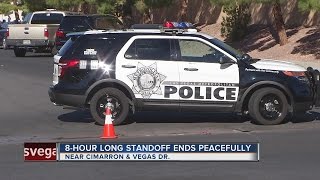 Standoff ends peacefully