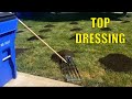 Topdressing with the level lawn