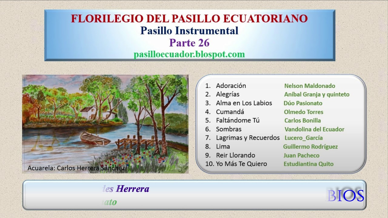 Pasillo Instrumental Parte 26