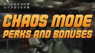 Call of Duty: Ghosts - CHAOS MODE PERKS AND BONUSES - INFO AND TIPS