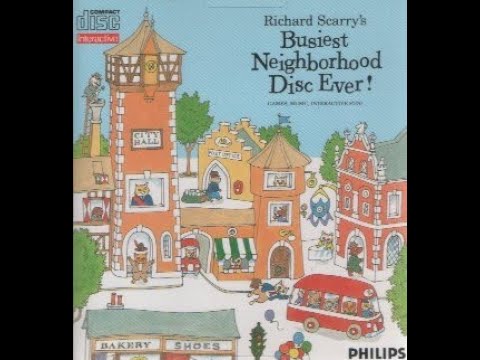 Opening To Richard Scarryu0027s Busiest Neighborhood Disc Ever 1991 Philips CD-I