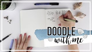 DOODLE WITH ME | Bullet journal August: under the sea