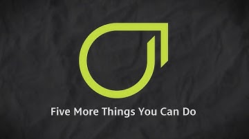 Module Trailer: Five More Things You Can Do by David Pitonyak