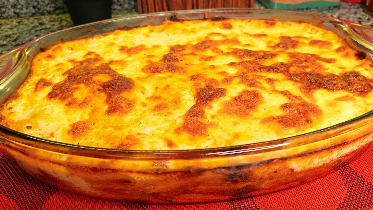 صنية المكرونة البشاميل بطريقتي وبطريقة سهلة للبشاميل والنتيجة هااايلة 