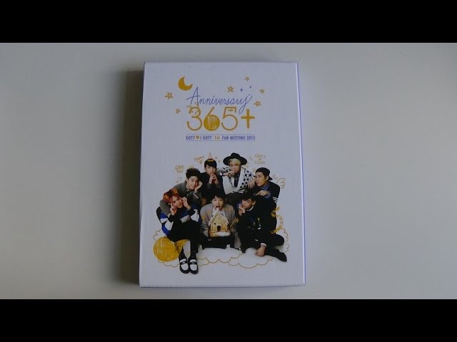 Unboxing GOT7 갓세븐 1st Fan Meeting 2015 Anniversary 365+ DVD