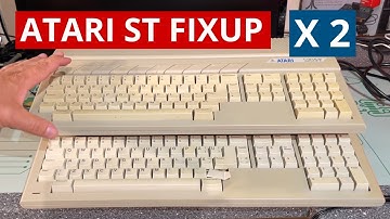 ATARI ST DOUBLE FIXUP! Atari 520 ST and Atari 1040 ST in one go - Do they work?