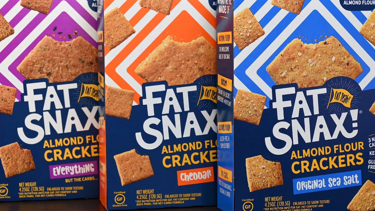 Junk Food’n: Fat Snax! Almond Flour Crackers
