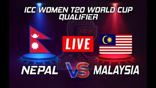 🔴LIVE: Malaysia Women VS Nepal Women, ICC Women's T20 World Cup Asia Region Qualifier 2021