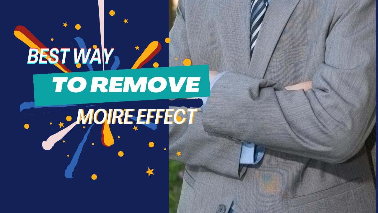 Best Way To Remove Moiré Effect In Photoshop - YouTube