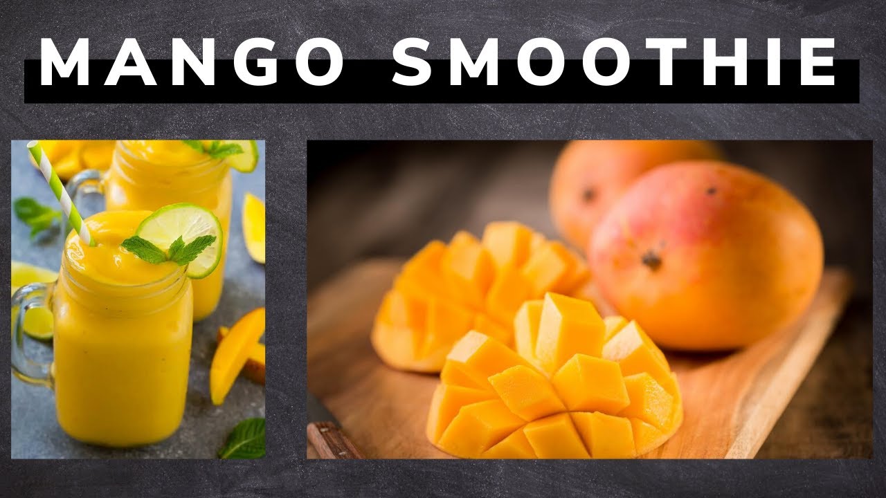 Mango yogurt smoothie Mango spinach smoothie Weight loss smoothie
